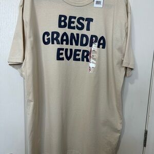Men's Beige Graphic T-Shirt